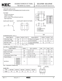 Datasheet KRA563E manufacturer KEC